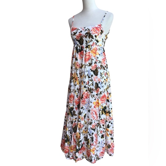 Faithful The Brand Corvina Midi Dress Teatro Floral Print NEW - Picture 5 of 11